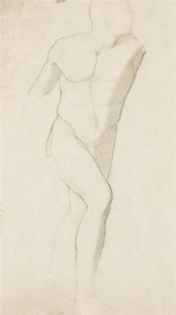 EDGAR DEGAS Homme nu debout.